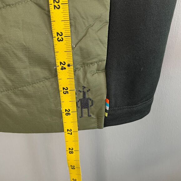 Smartwool Mens M Smartloft Vest Full Zip Green Breathable Wicking NWT - Picture 8 of 8